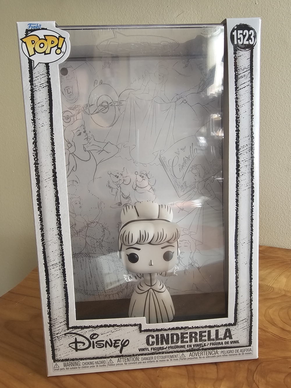 Funko Pop! Disney Cinderella Monochrome White Figure - Picture 2 of 7